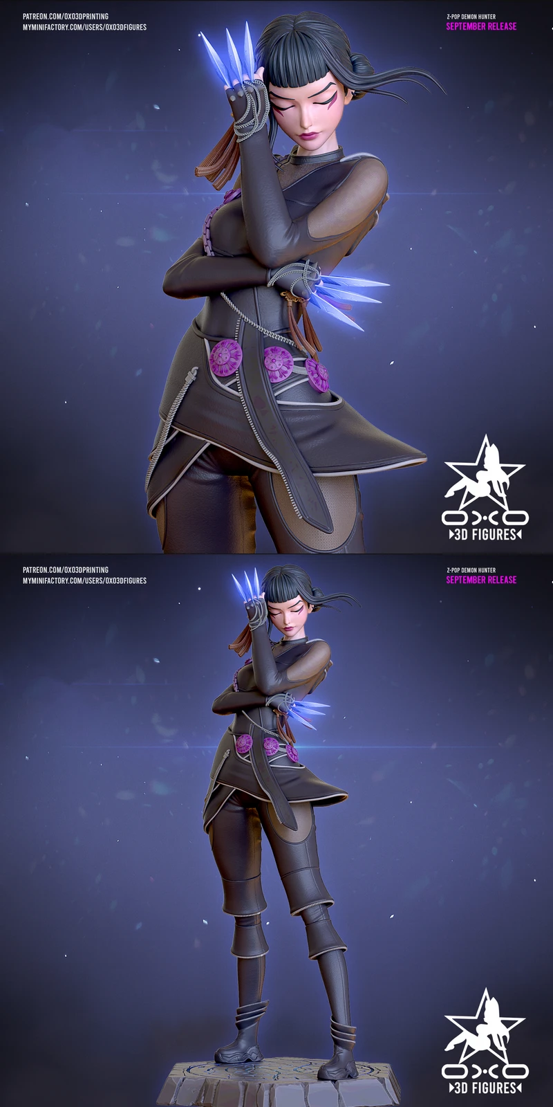 Zoey – Kpop Demon Hunter STL model for 3D printing