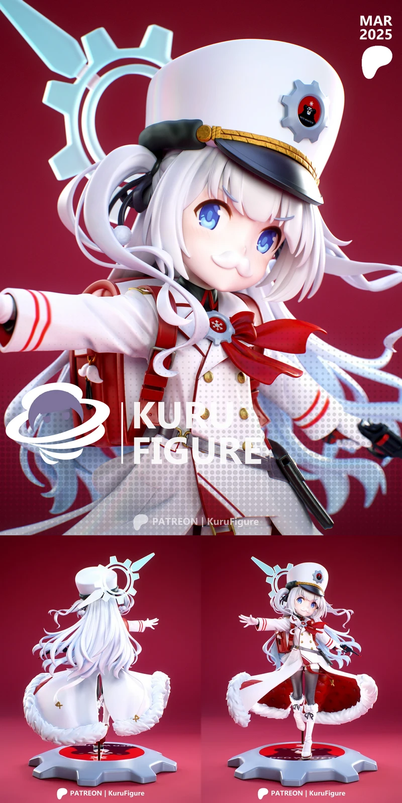 Blue Archive – Renkawa Cherino STL model for 3D printing