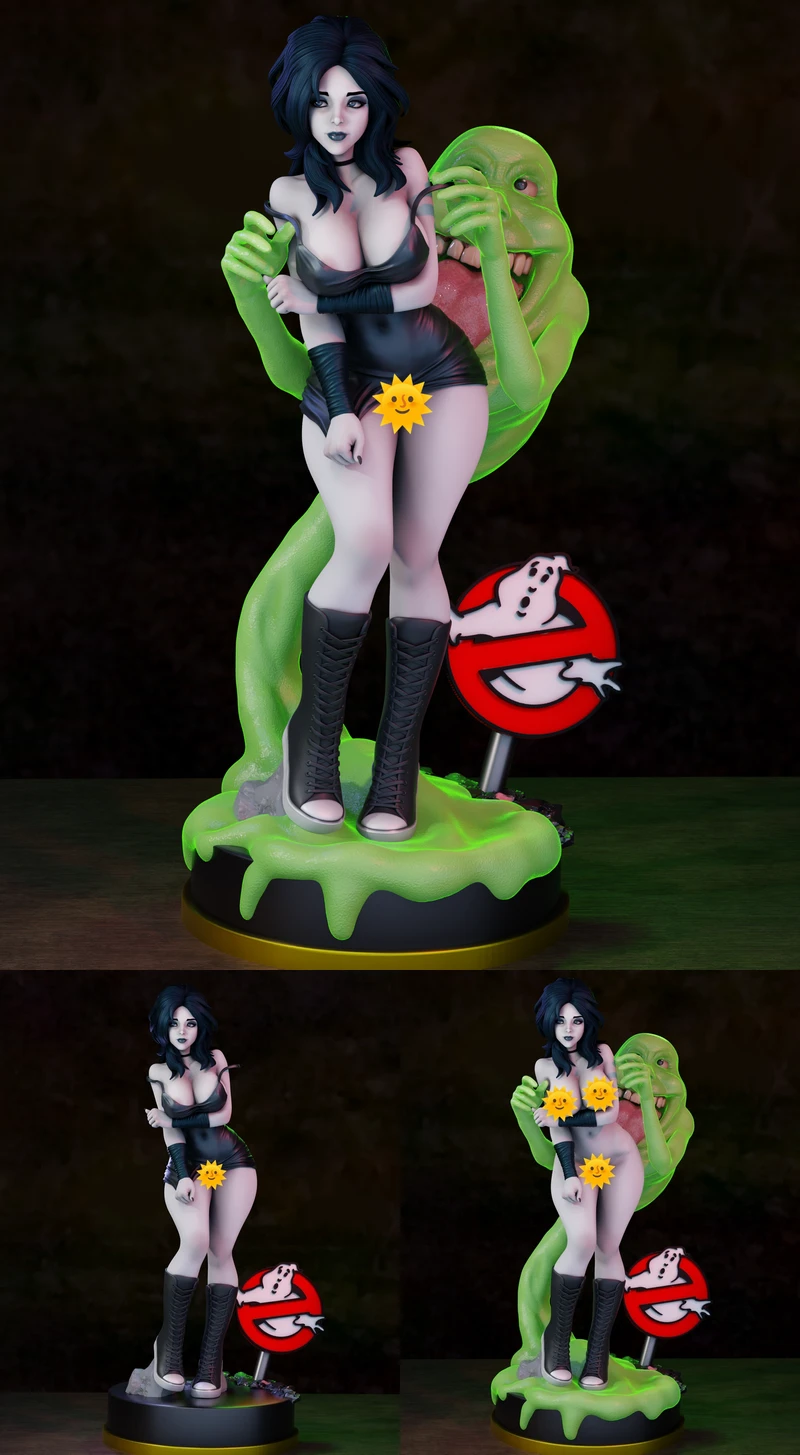 Kylie Griffin Ghostbusters Figure STL model for 3D printing