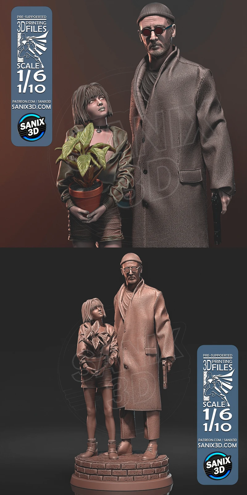 Leon The Professional STL File for 3D Printing STL model for 3D printing