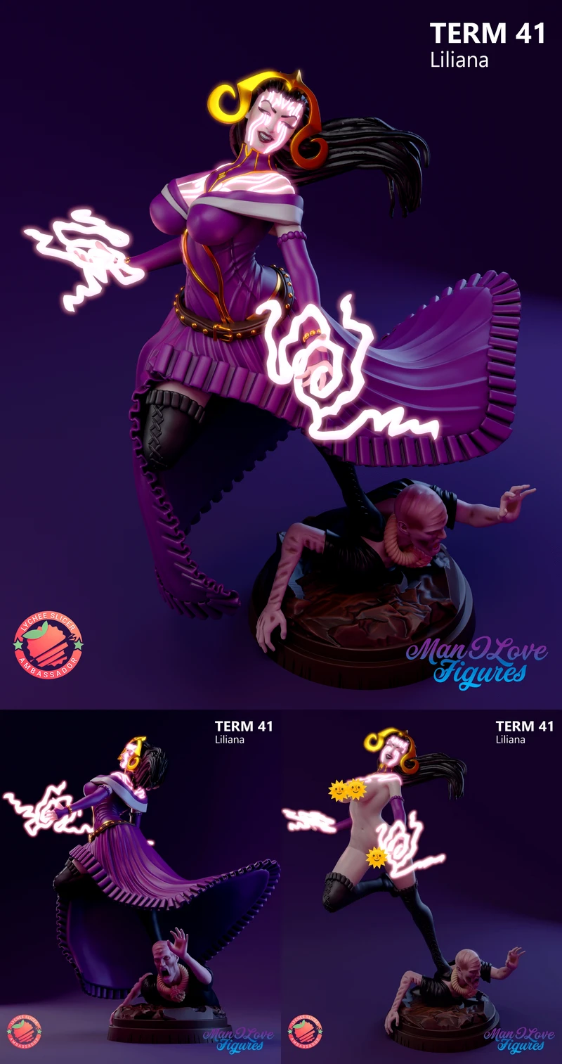 LILIANA STL model for 3D printing