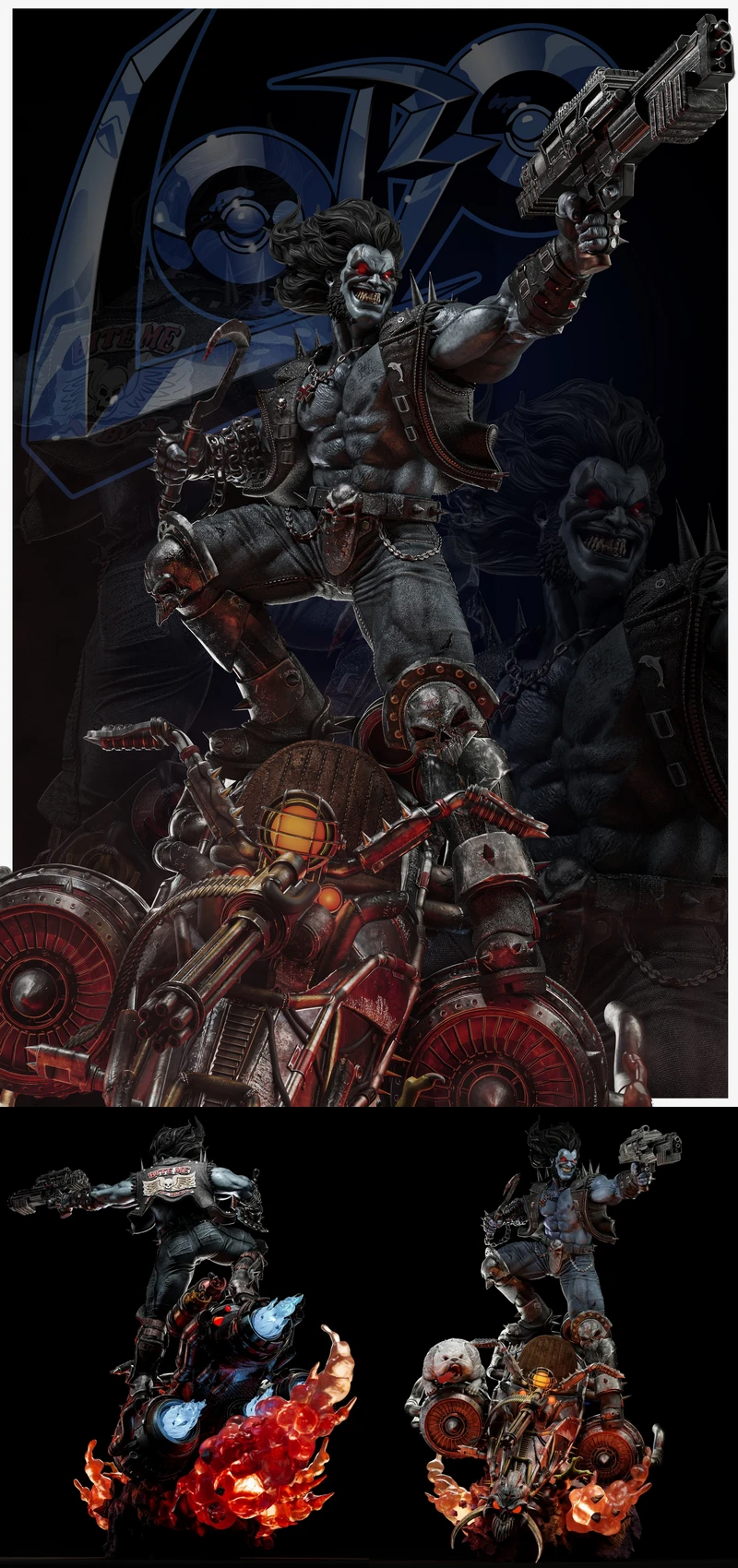 Lobo – DC Comics STL Figure for 3D Printing STL model for 3D printing