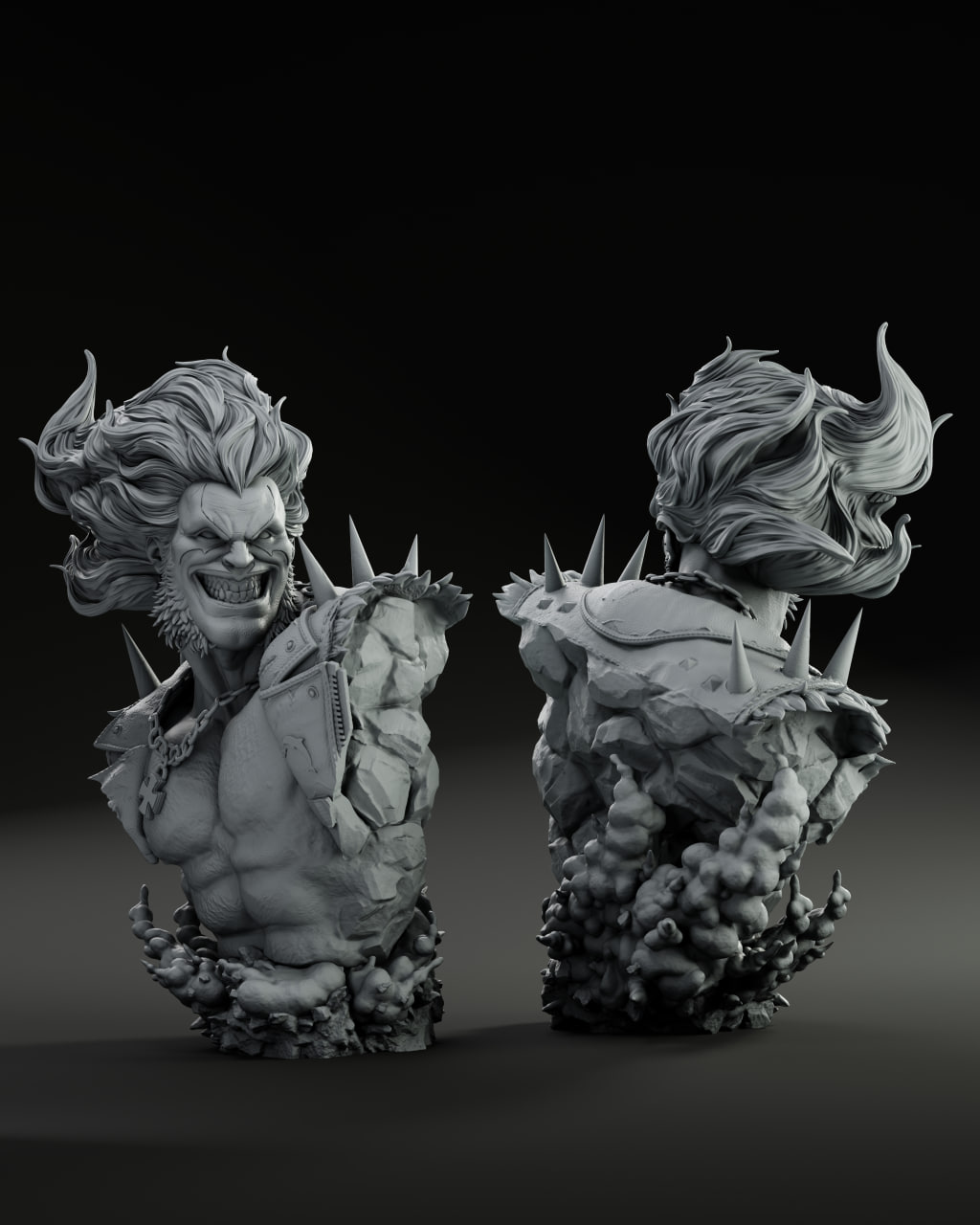 Lobo Bust – DC Comics STL Model for 3D Printing STL model for 3D printing