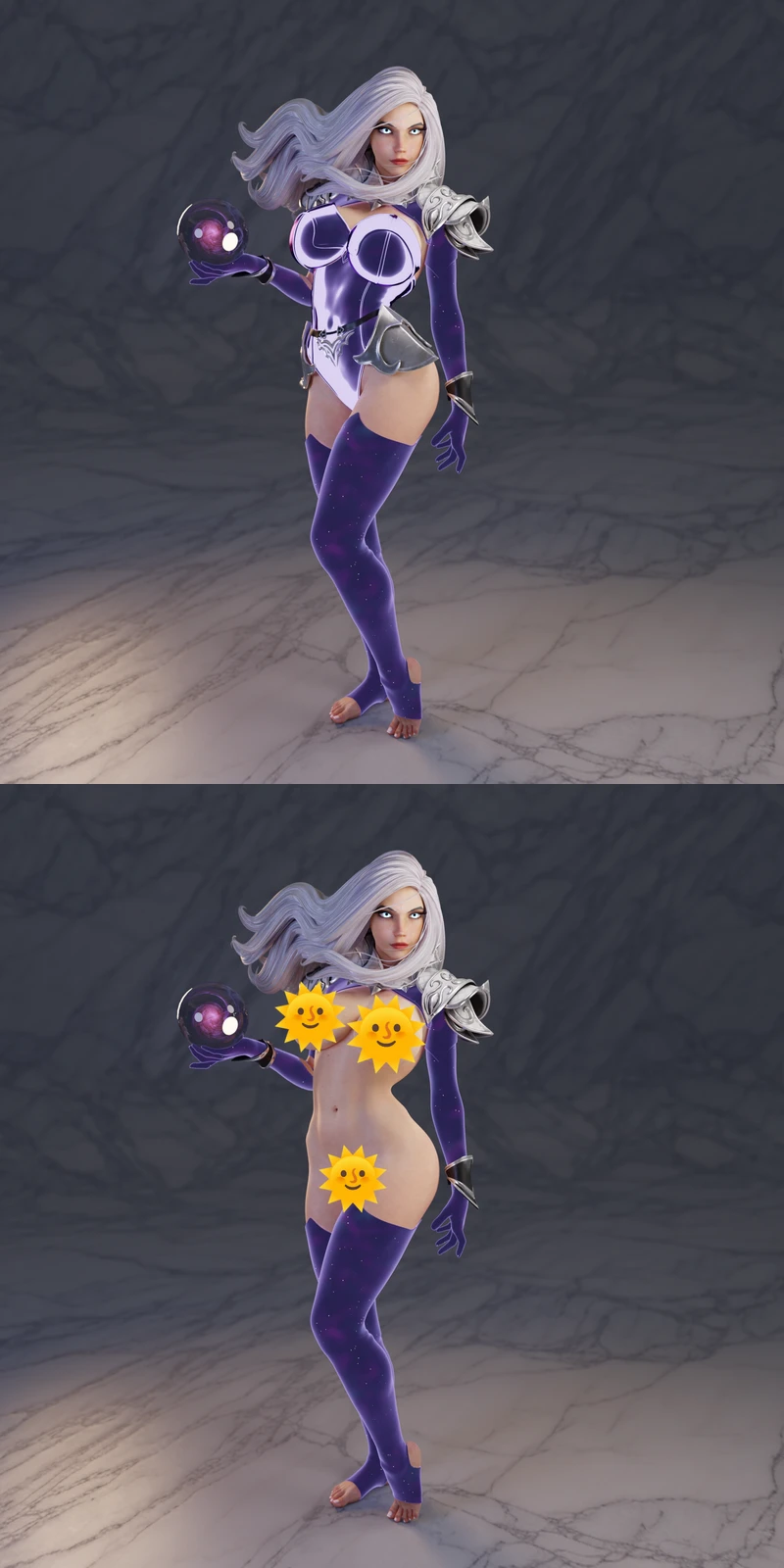 Ladies of Legend – Celestial Oracle STL model for 3D printing