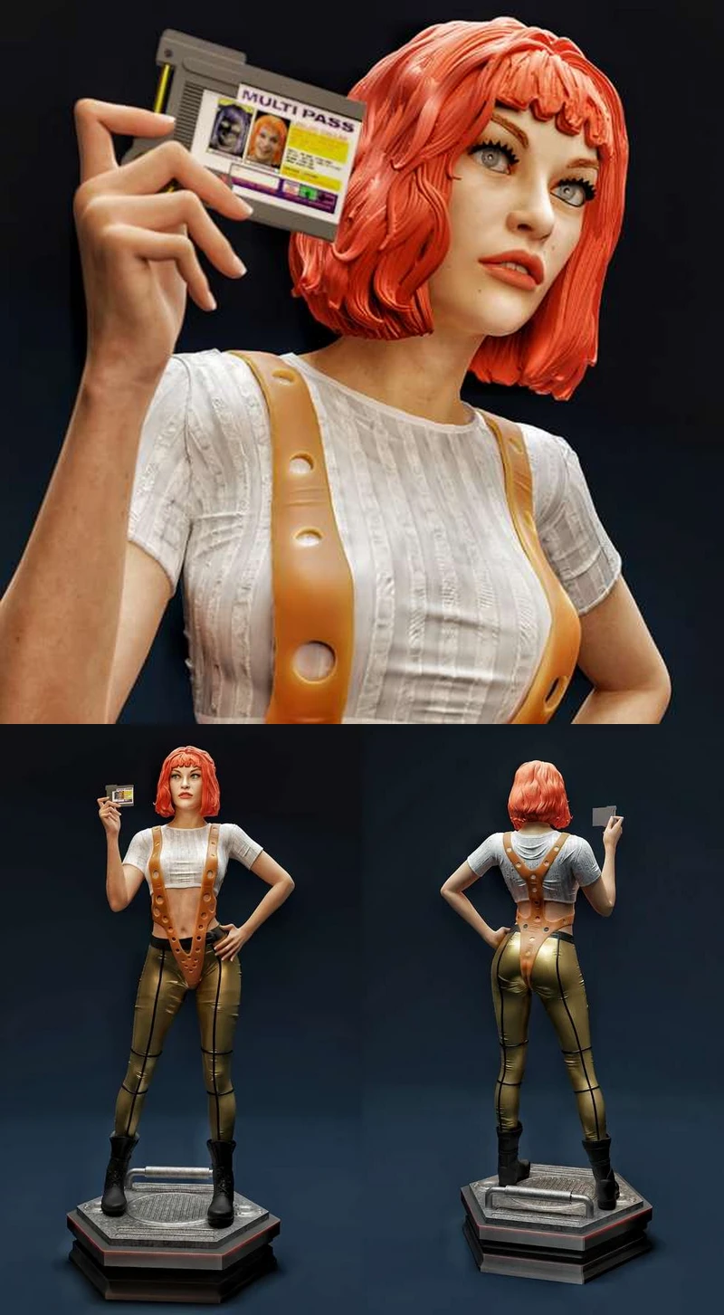 Leeloo – Fifth Element Movie STL model for 3D printing