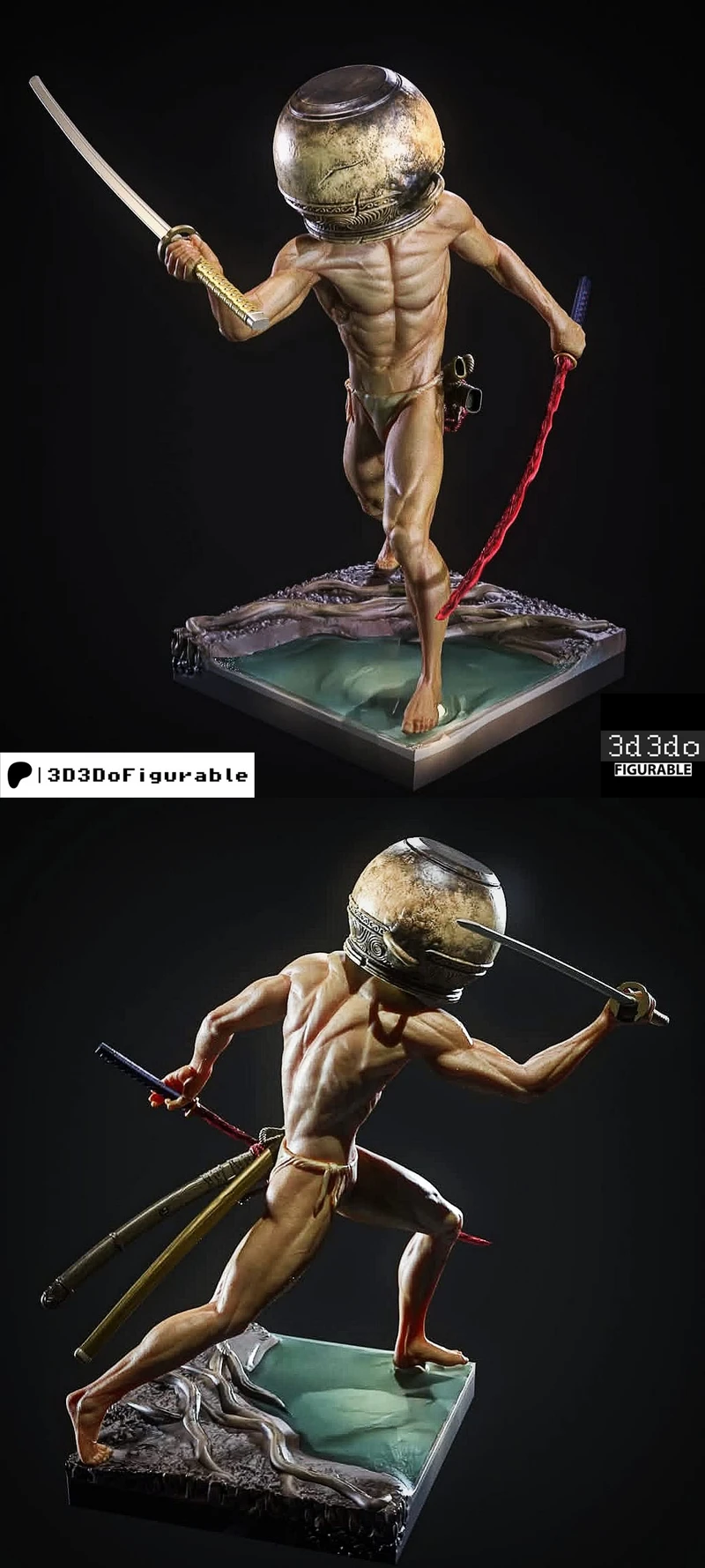 Let me solo her STL model for 3D printing