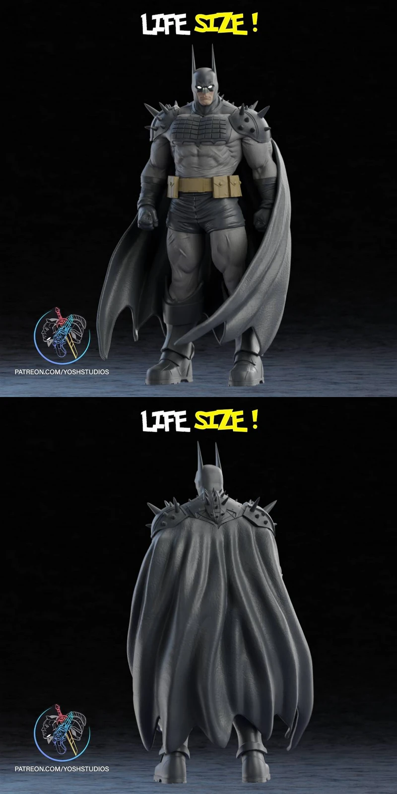 Absolute Batman STL model for 3D printing