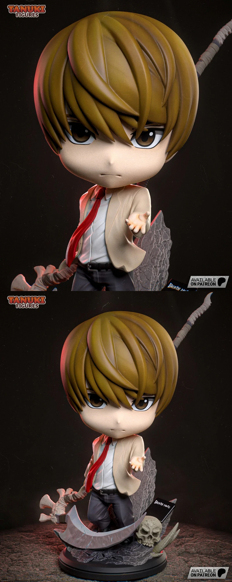 Light Yagami – Chibi STL model for 3D printing