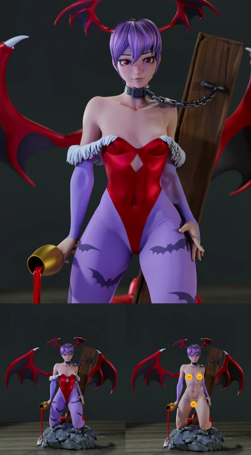 Lilith Aensland STL model for 3D printing