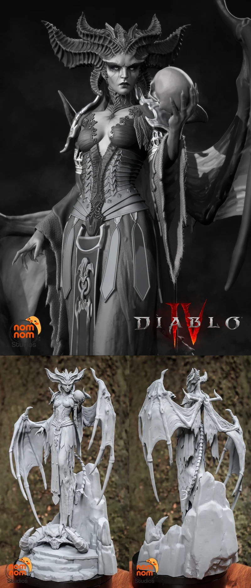 Lilith – Diablo STL model for 3D printing