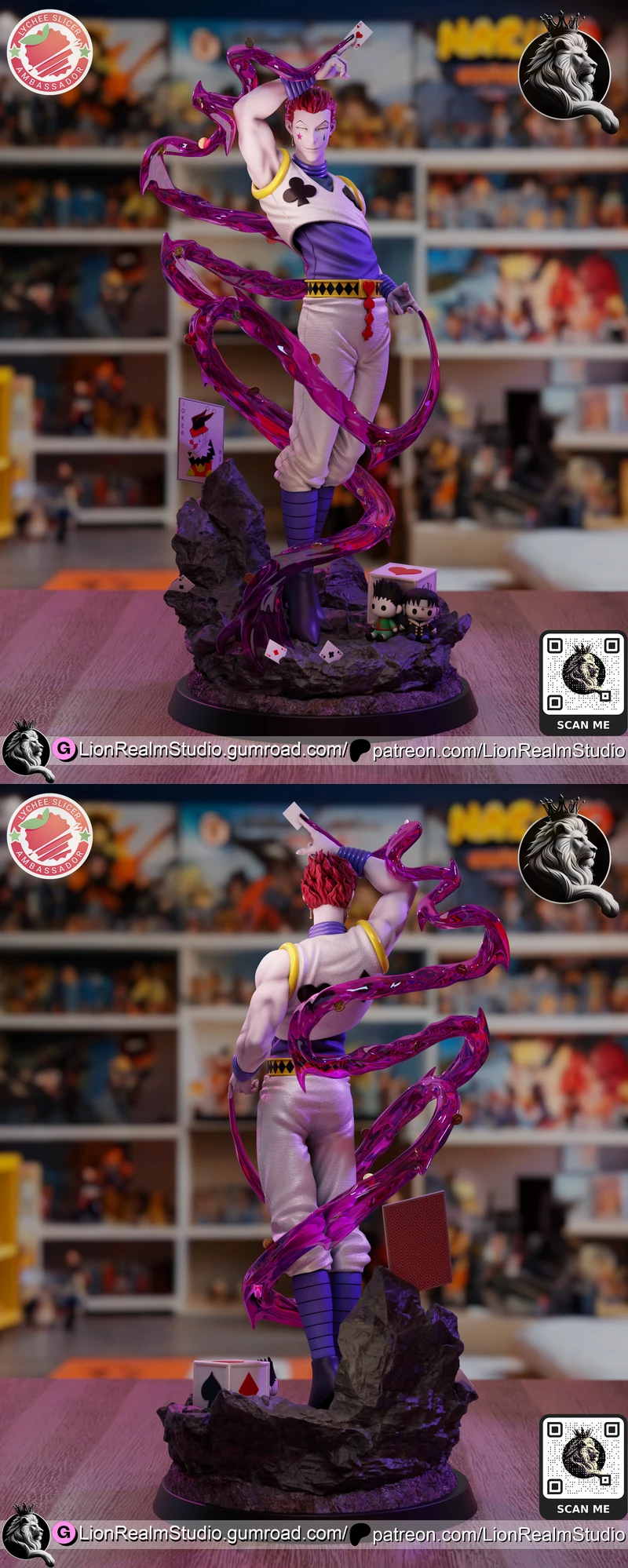 Hisoka – Hunter x Hunter STL Figure for 3D Printing STL model for 3D printing