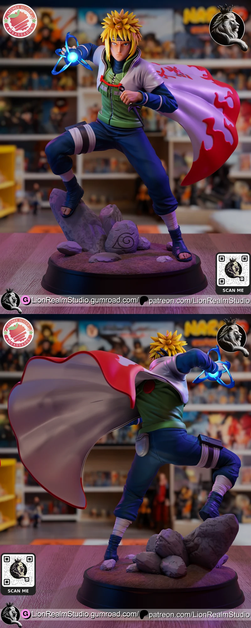 Minato Namikaze – Naruto STL Figure for 3D Printing STL model for 3D printing