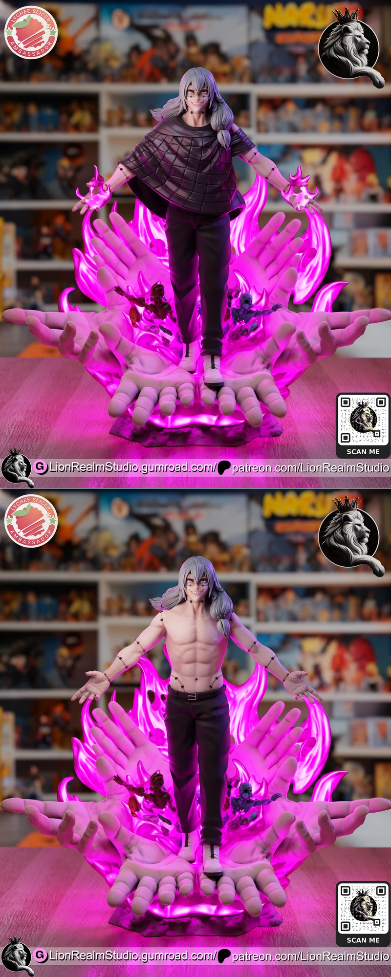 Jujutsu Kaisen – Mahito STL model for 3D printing