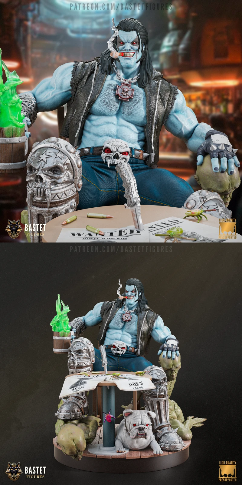 Lobo the Main Man STL model for 3D printing