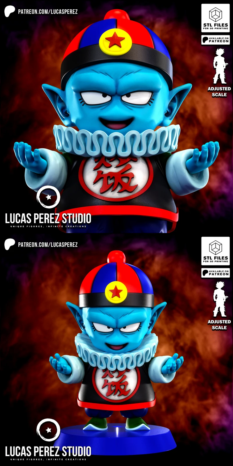 Chibi Pilaf Miniature 3D Printable STL Model STL model for 3D printing