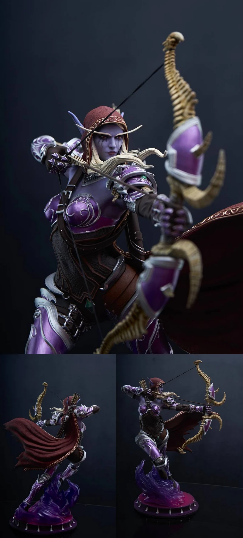 Sylvanas Windrunner STL model for 3D printing