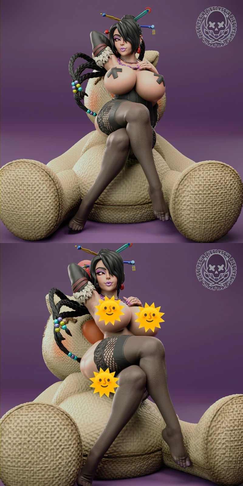 Lulu League of Legends Fanart Figure STL STL model for 3D printing