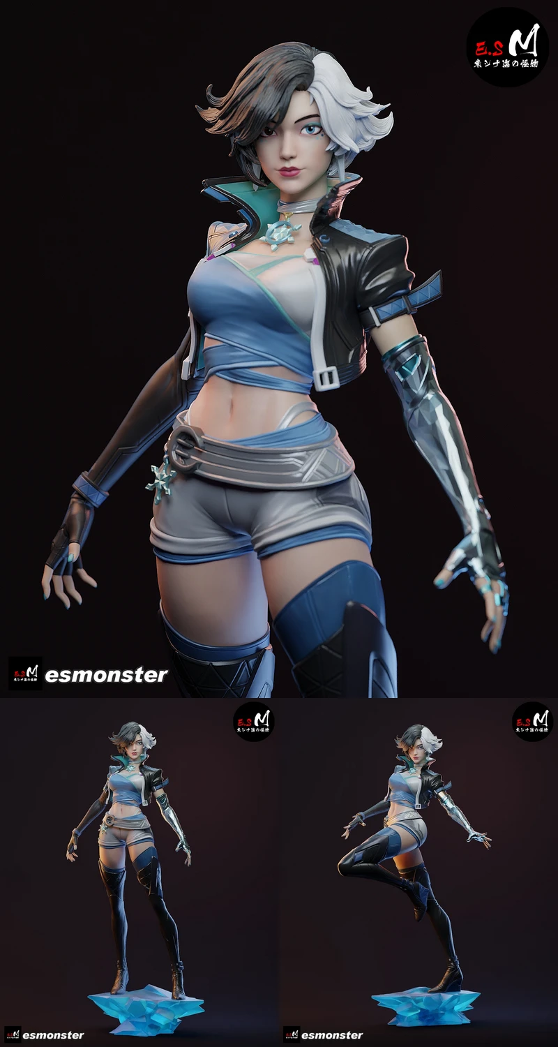 Luna Snow STL model for 3D printing