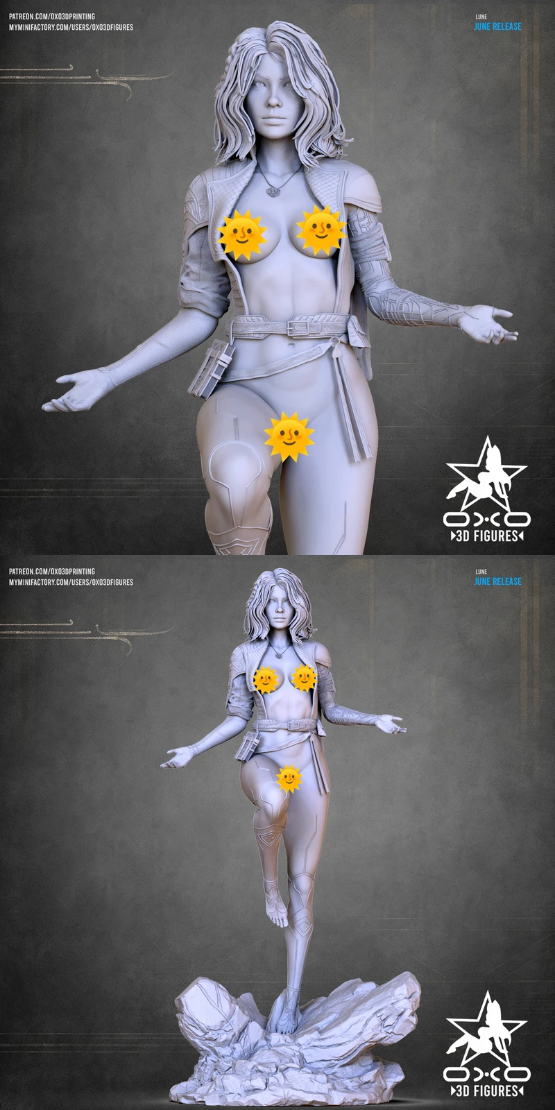 Lune – Expedition 33 STL Miniature (Extended Edition) for 3D Printing STL model for 3D printing