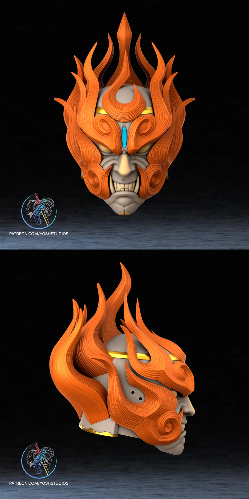 MH Ajarakan Helmet STL model for 3D printing