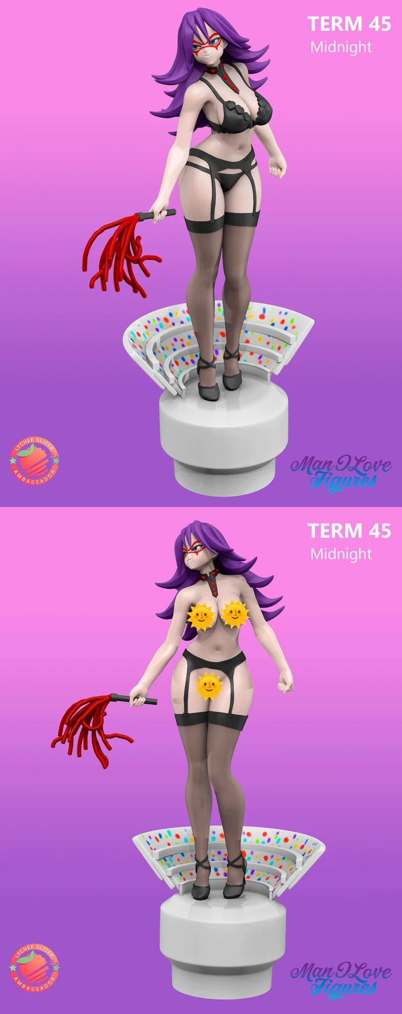 Midnight My Hero Academia Figure STL model for 3D printing