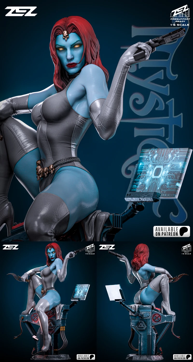 MYSTIQUE – THE MASTER OF DISGUISE STL model for 3D printing