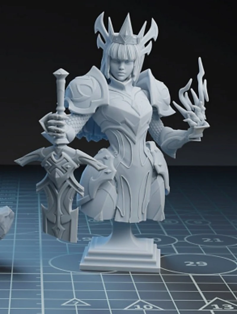 Magik Bust STL model for 3D printing