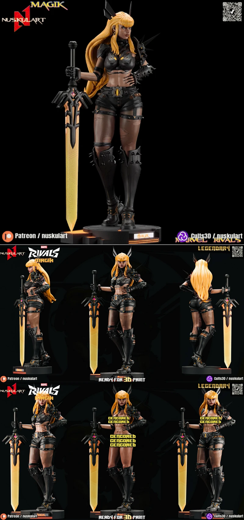 Magik – Marvel Rivals extra STL model for 3D printing