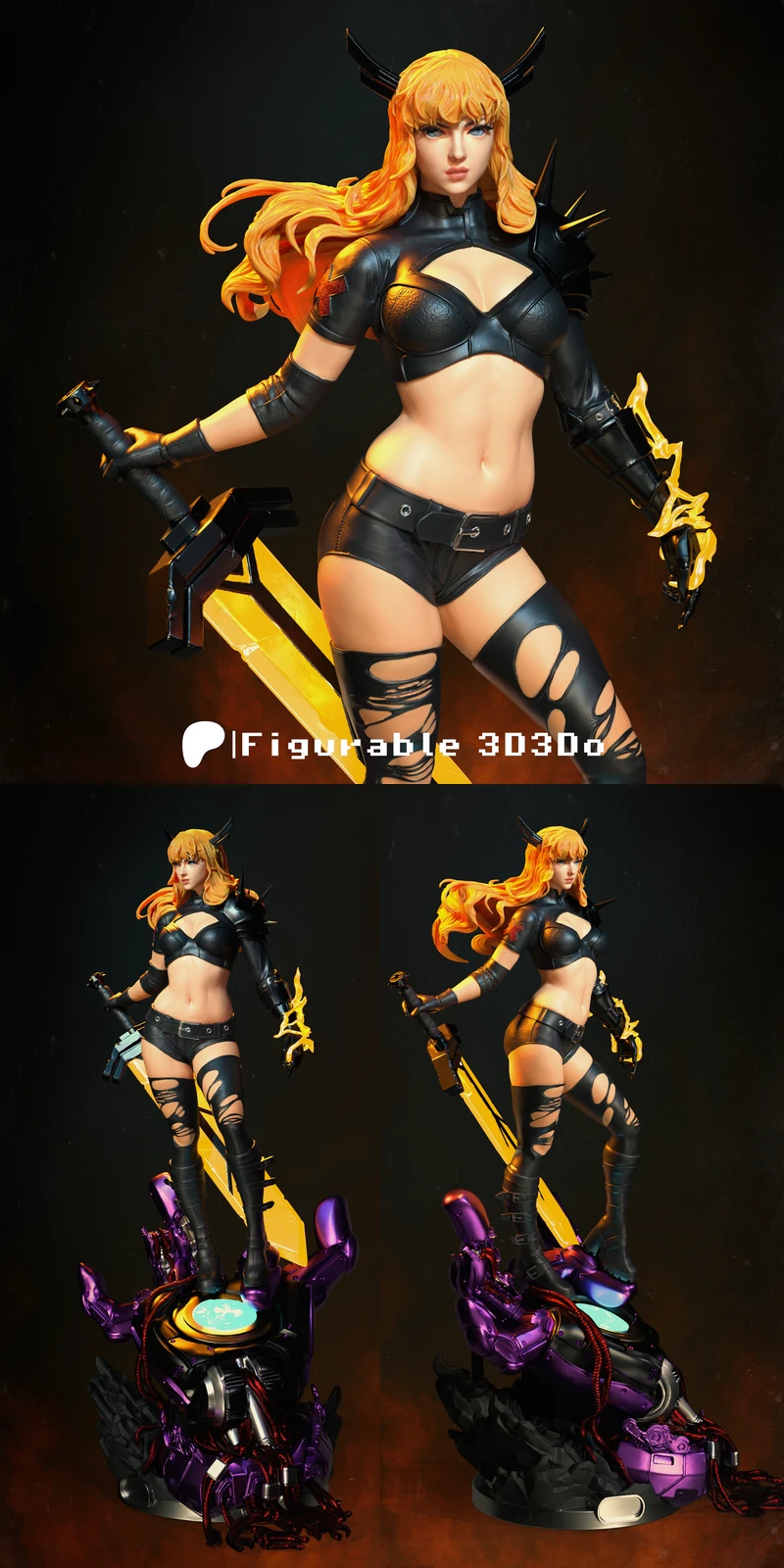Magik Marvel classic STL model for 3D printing