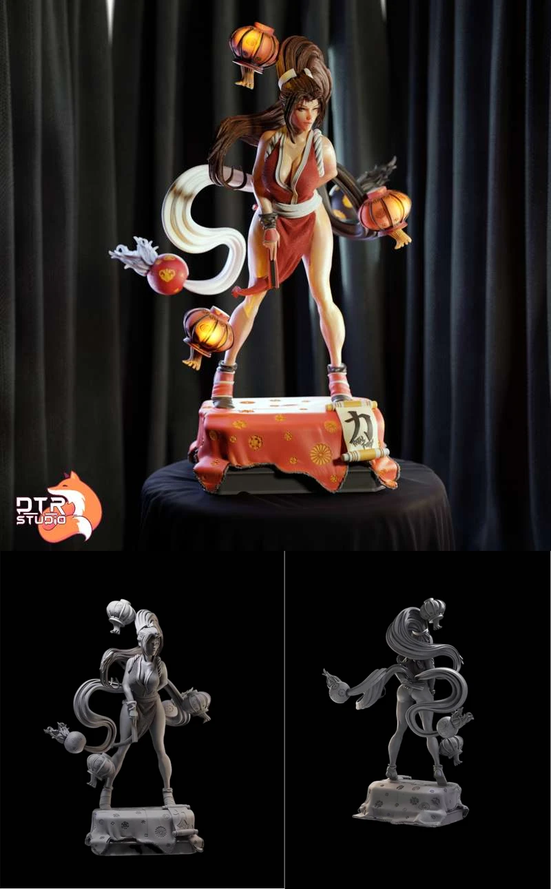 Mai Shiranui STL model for 3D printing