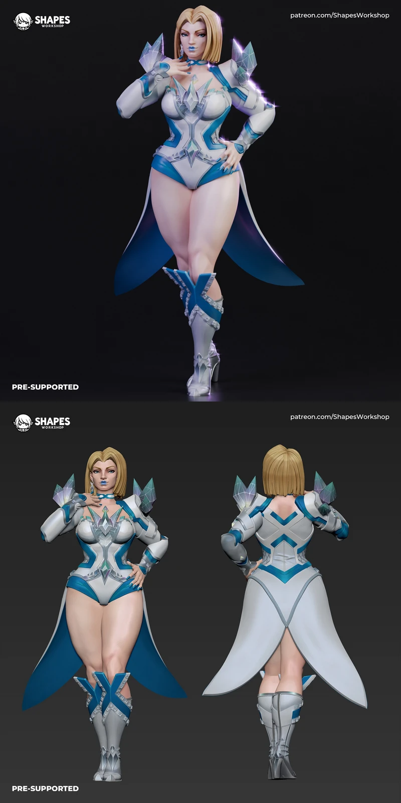 Marvel – Marvel Rivals Emma Frost STL model for 3D printing