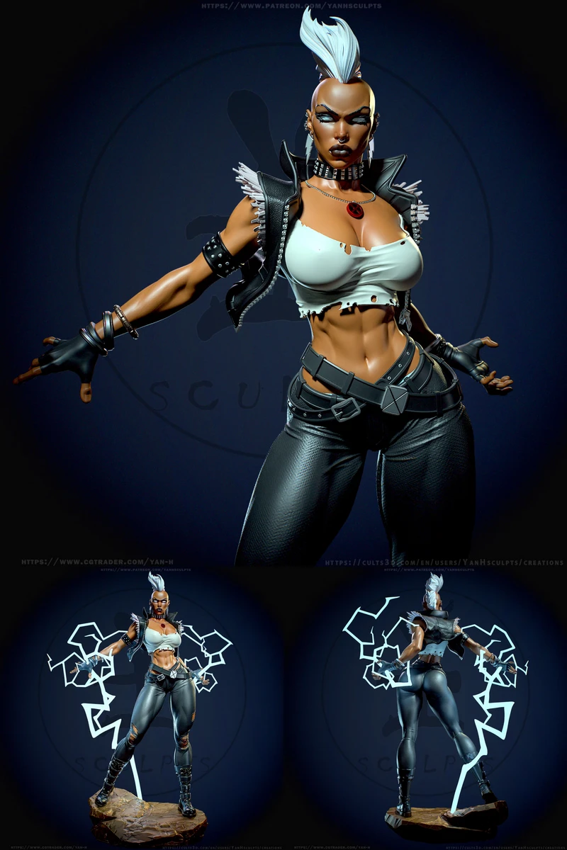 Marvel – Storm STL model for 3D printing