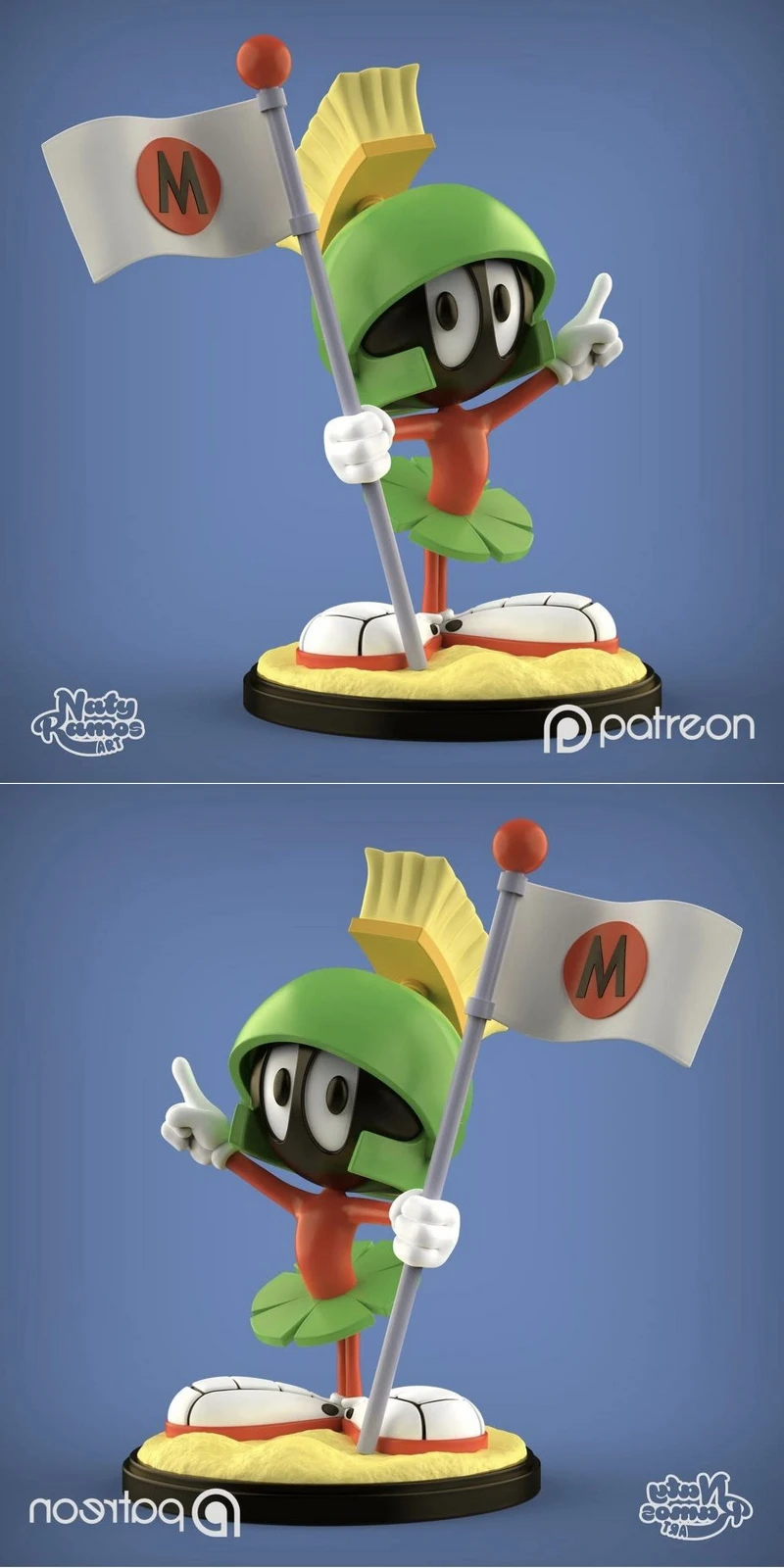 Marvin the Martian Figure – Classic Cartoon STL Model for 3D Printing STL model for 3D printing
