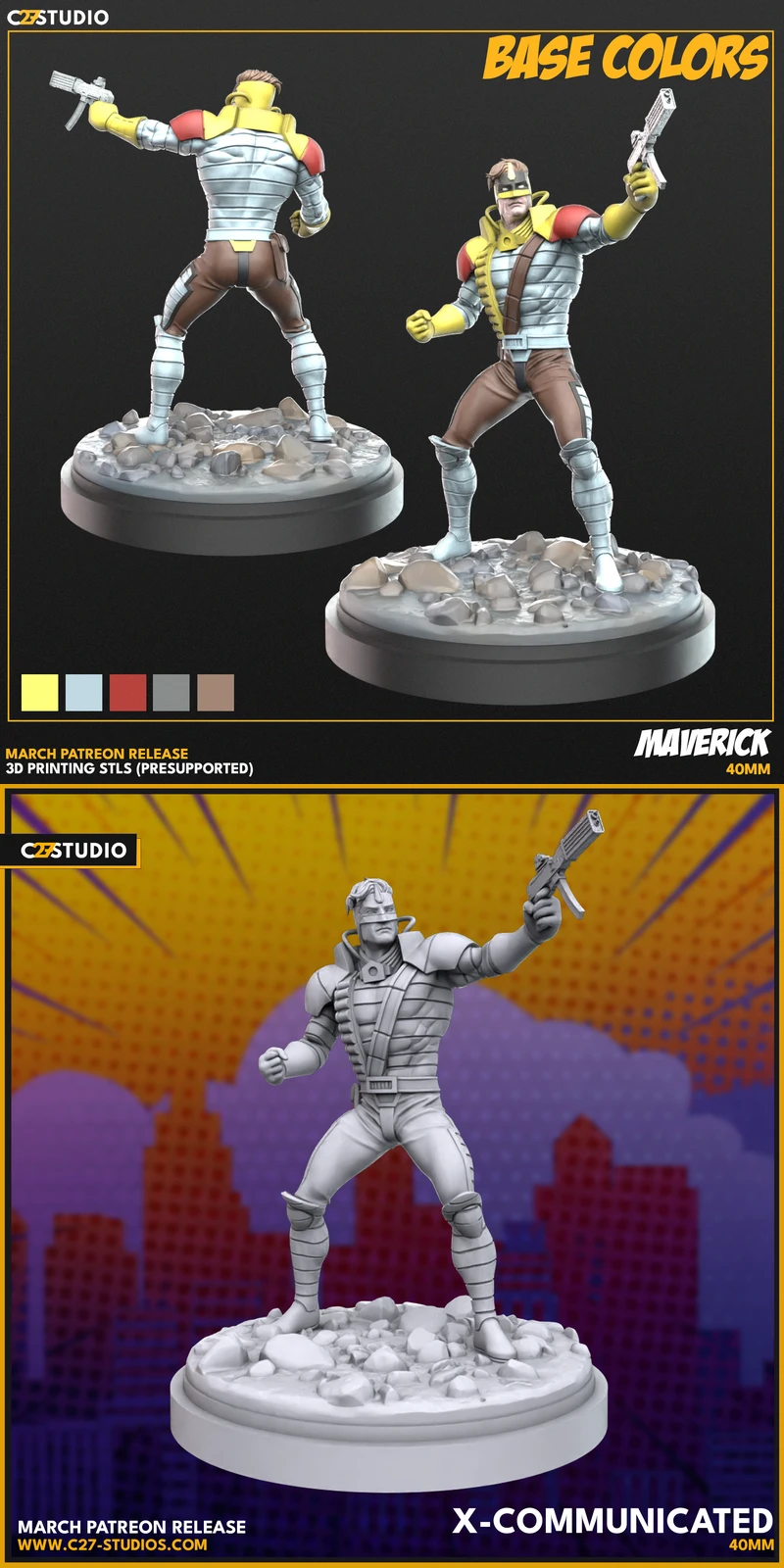 Maverick STL model for 3D printing