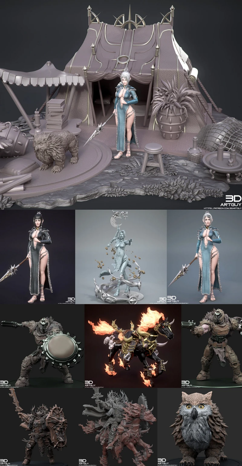 May 2025 Fantasy Epic Collection STL model for 3D printing