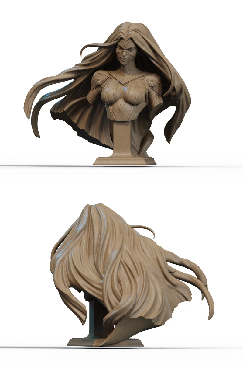 Medusa Bust STL model for 3D printing