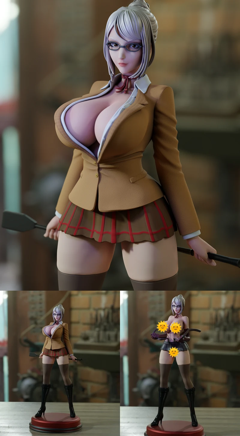 Meiko Shiraki Prison School STL model for 3D printing