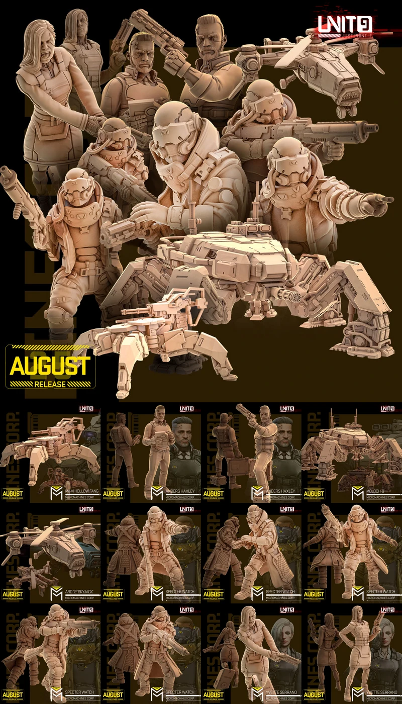 Micromachines Corp Diorama Set STL model for 3D printing