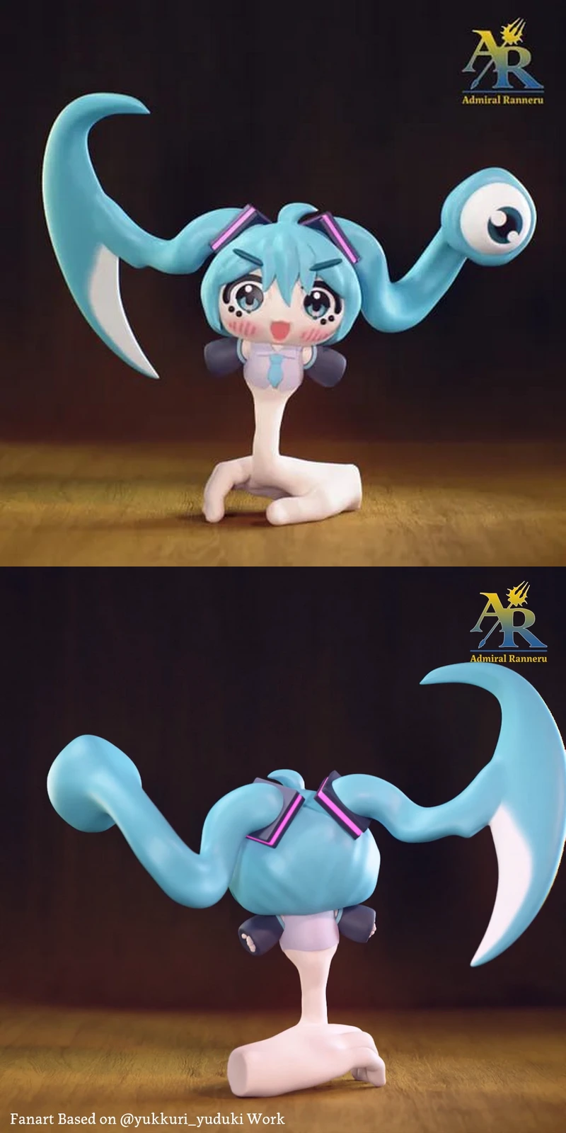 Miggu Miku STL model for 3D printing