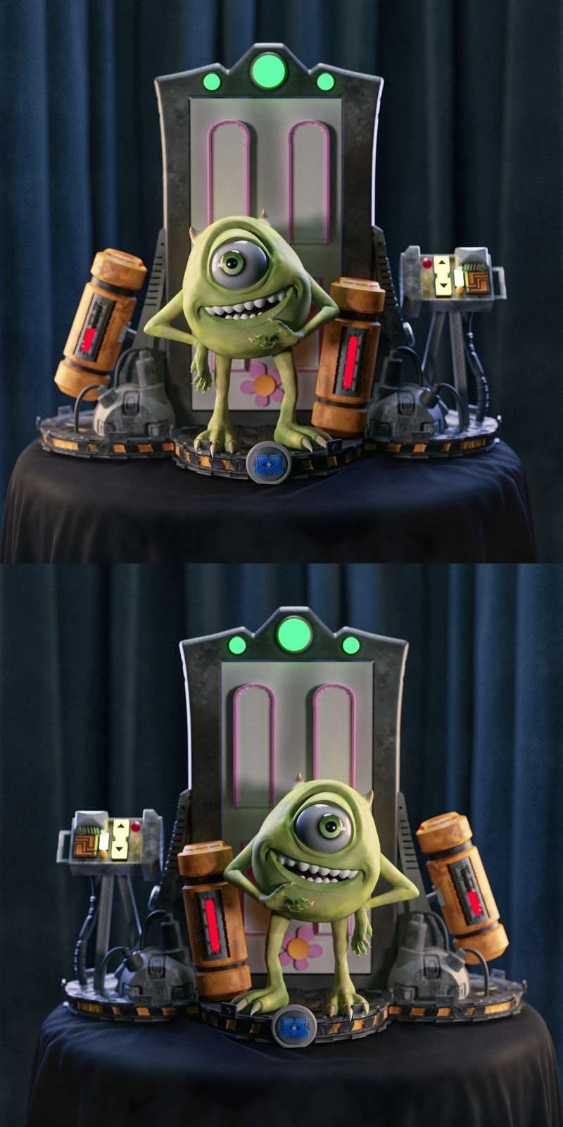 Mike Wazowski STL model for 3D printing