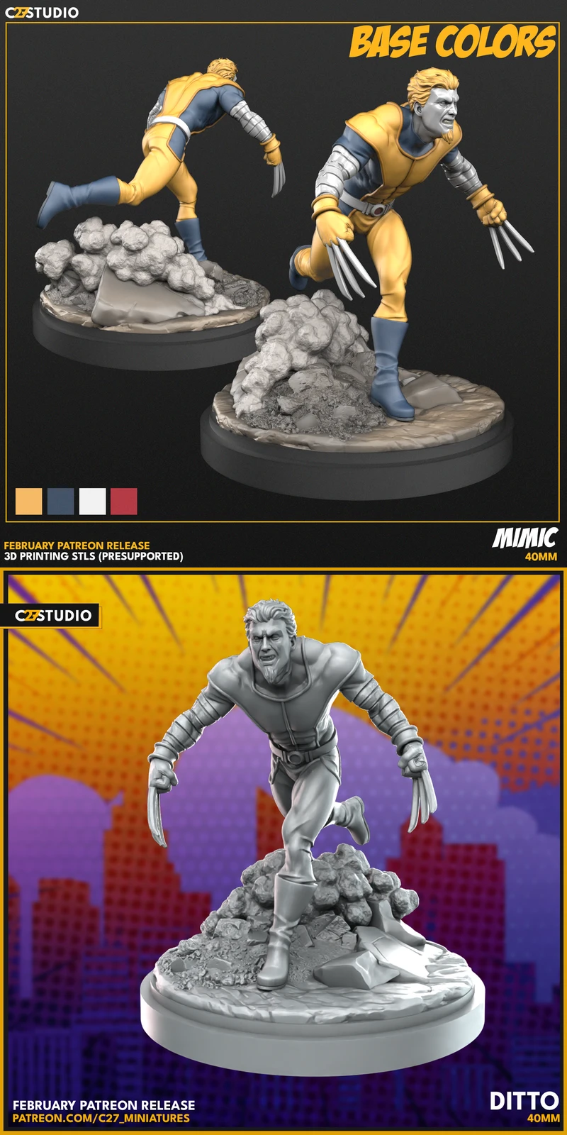 Mimic STL model for 3D printing