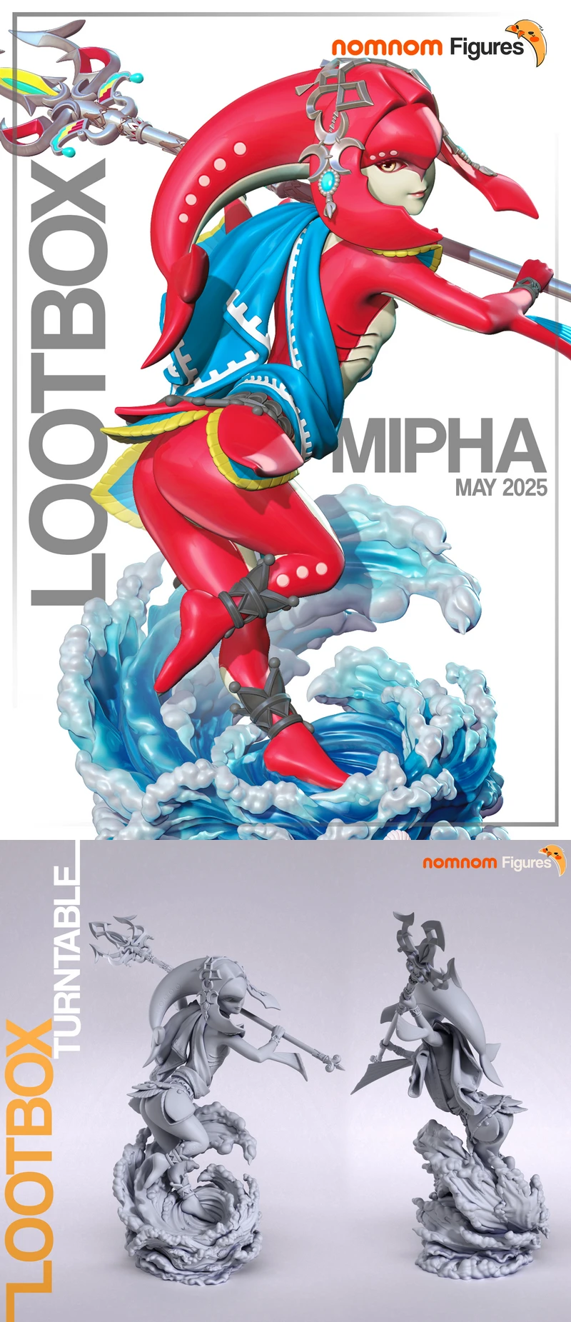 Mipha – Breath of the Wild STL model for 3D printing