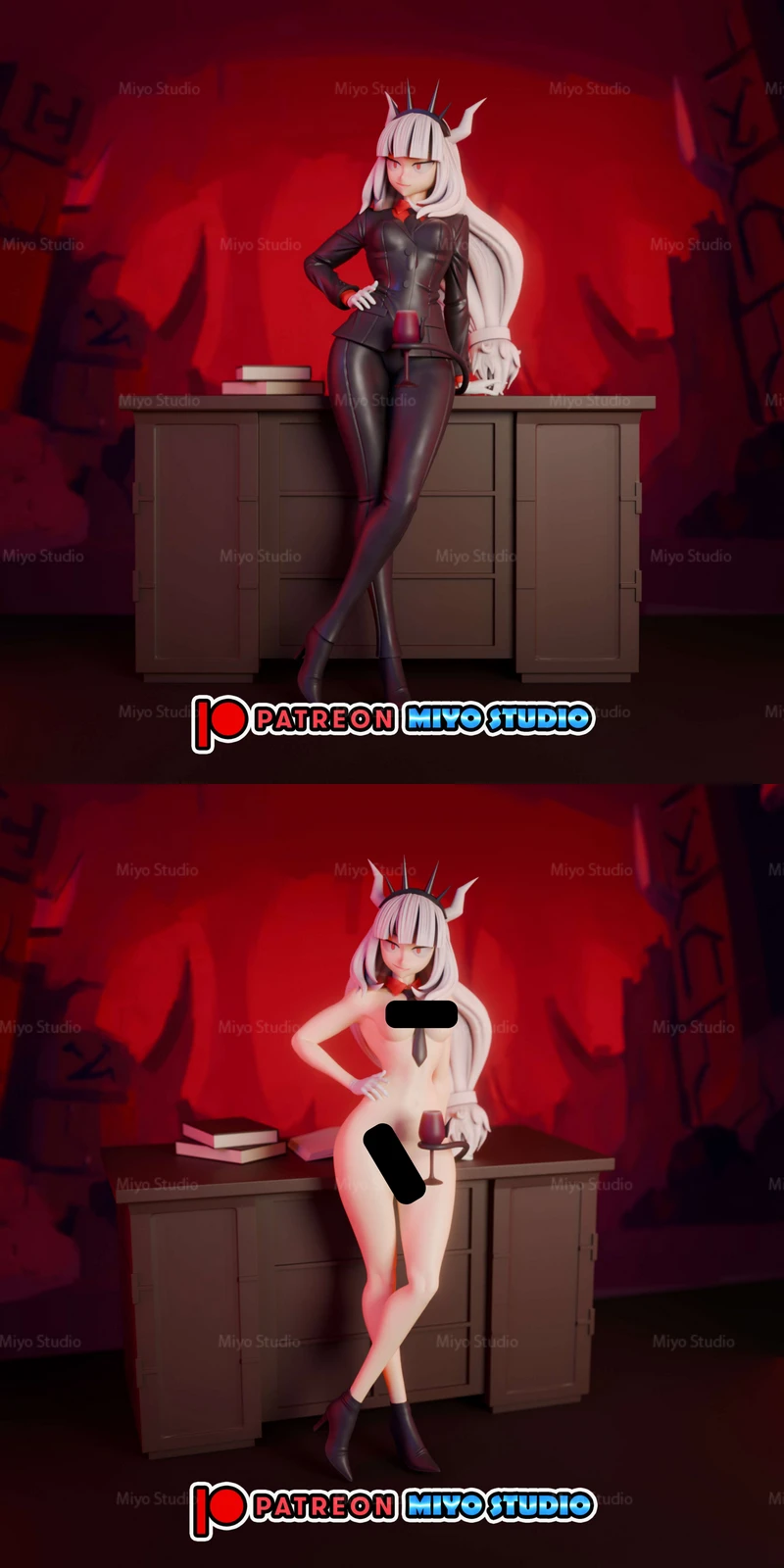 Helltaker – Lucifer STL model for 3D printing