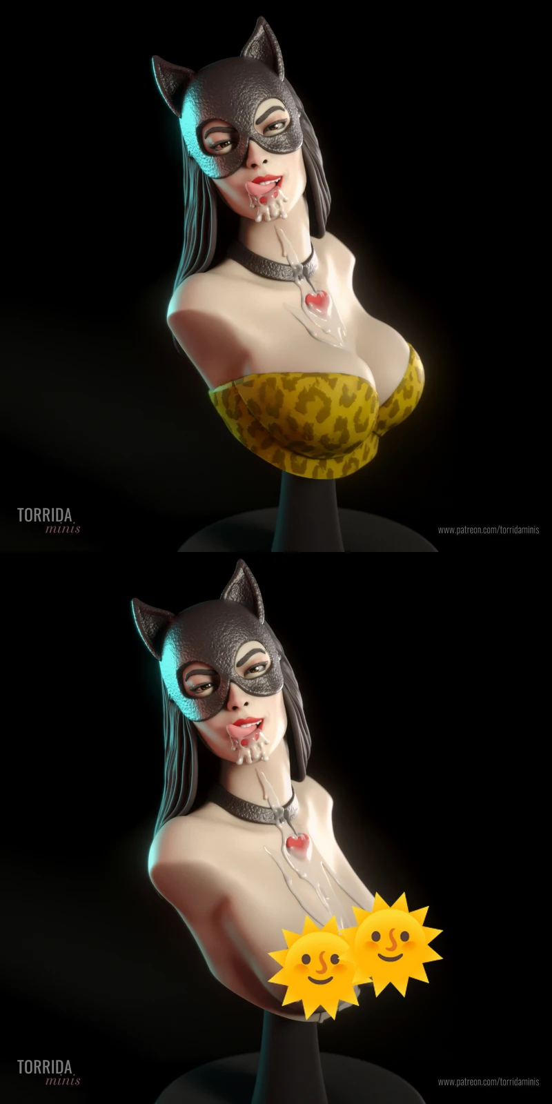 Miyu Bust – Anime-Style STL Model for 3D Printing STL model for 3D printing