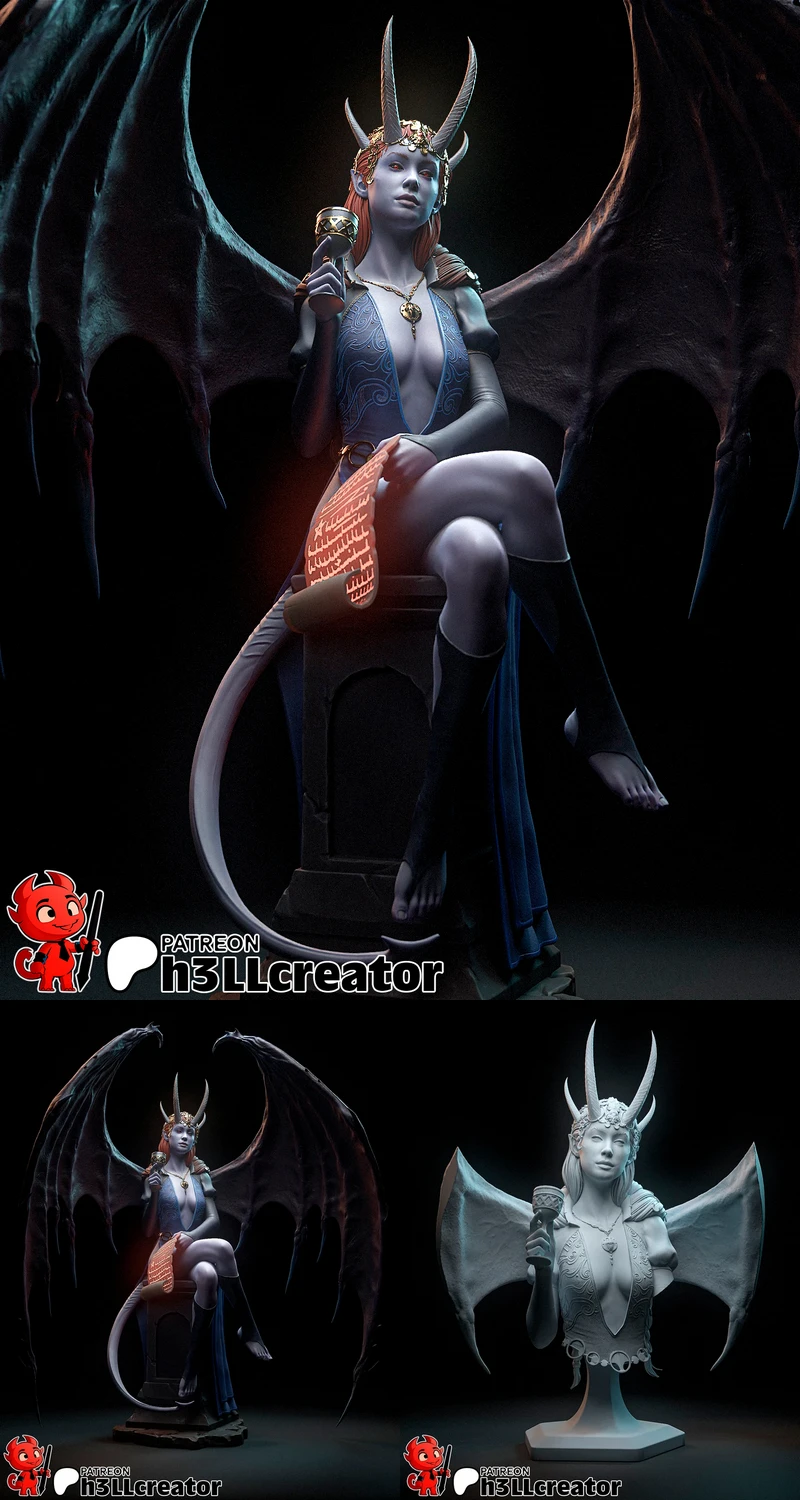 Mizora – Baldurs Gate 3 STL model for 3D printing