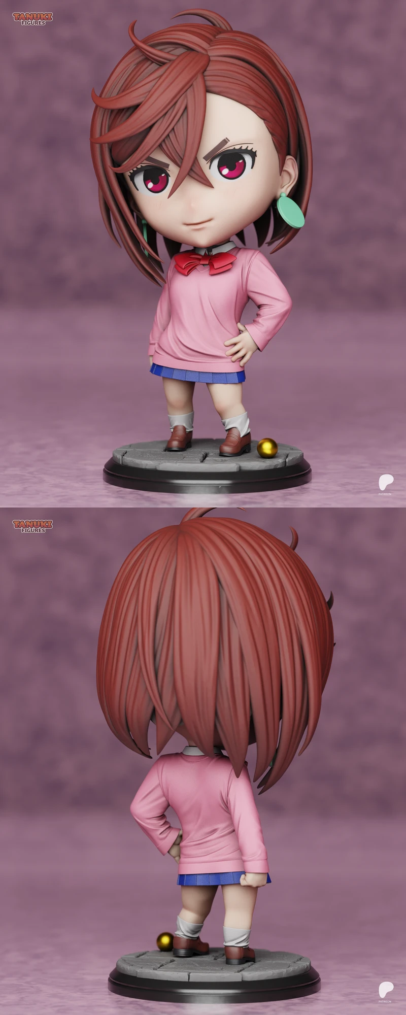 Momo Ayase Chibi STL File | 3D Printable Cute Anime Figure STL model for 3D printing