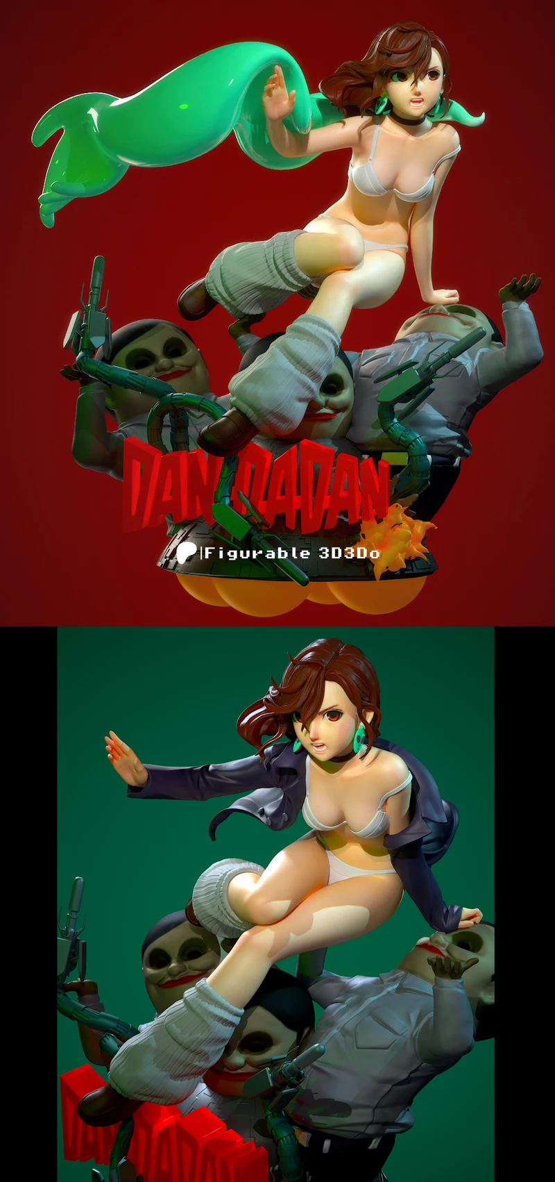 Momo Ayase – Dandadan Anime STL Figure for 3D Printing STL model for 3D printing