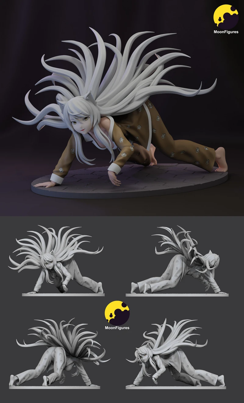 Monogatari – Neko Hanekawa STL model for 3D printing