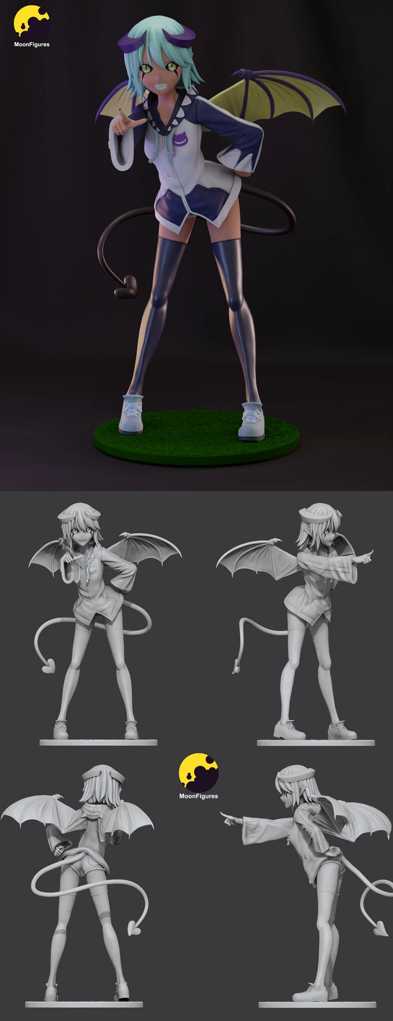 Lilith – Monster Musume-Inspired STL Figure for 3D Printing STL model for 3D printing