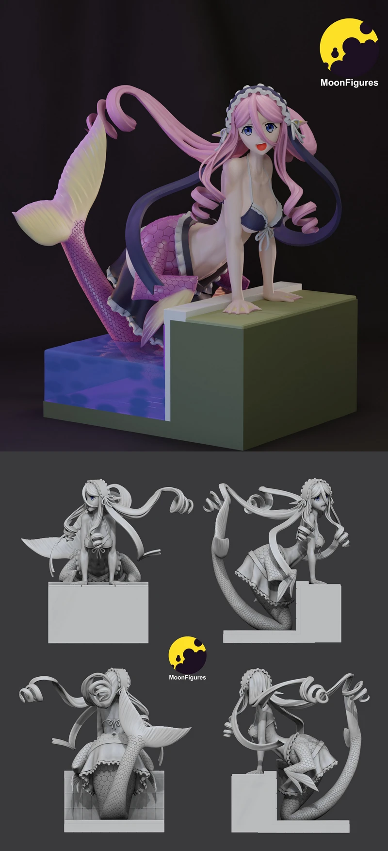 Meroune Lorelei – Monster Musume STL Figure for 3D Printing STL model for 3D printing